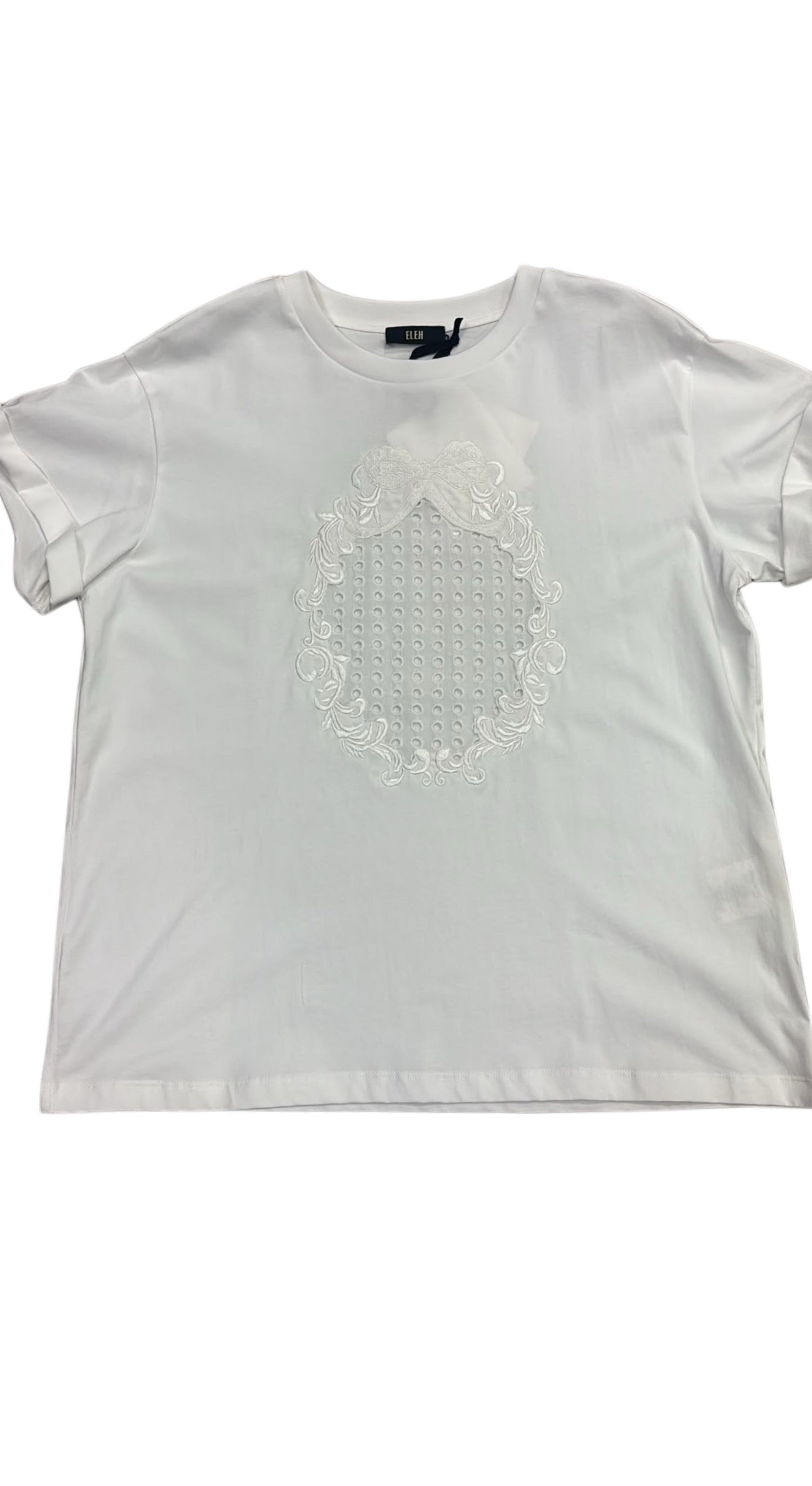 T-shirt con ricamo