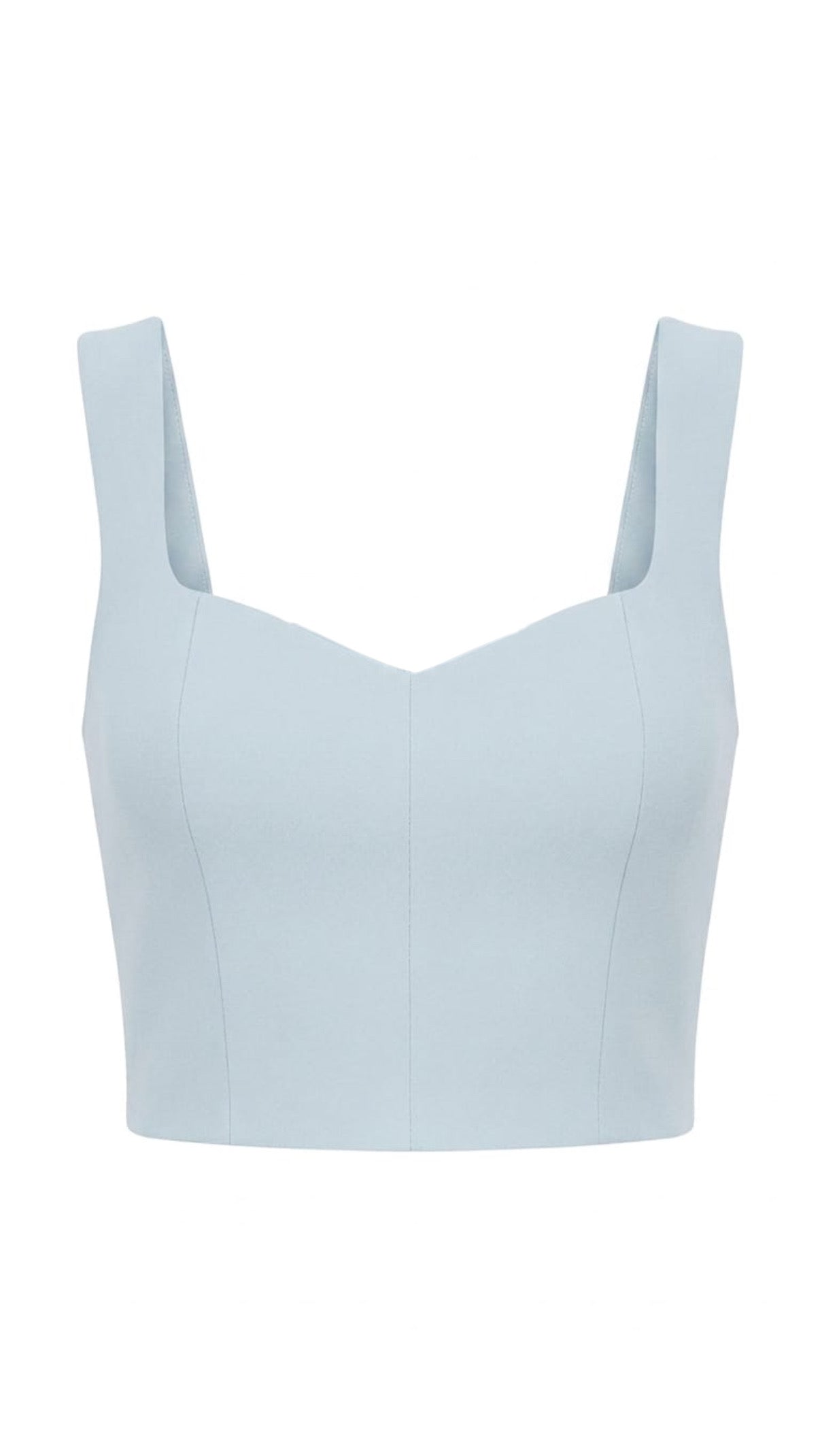 Crop top con stecche