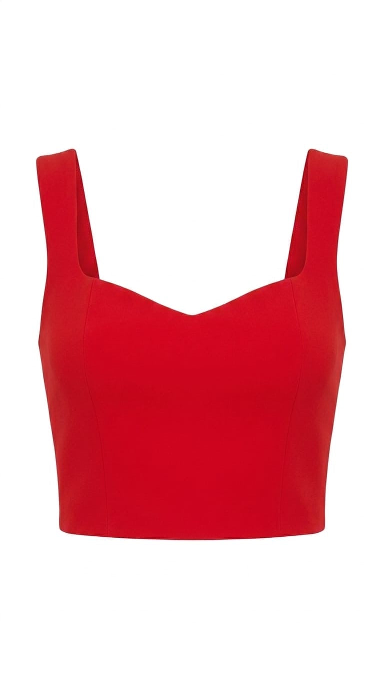 Crop top con stecche